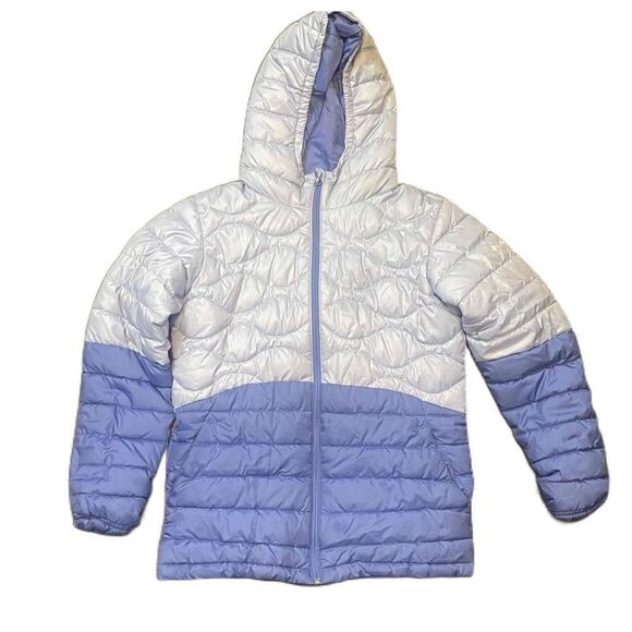 Columbia Purple Puffer Jacket Hooded - Picture 1 of 4